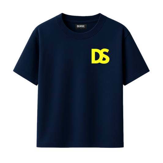 DS Blue yellow tee - The future is yours