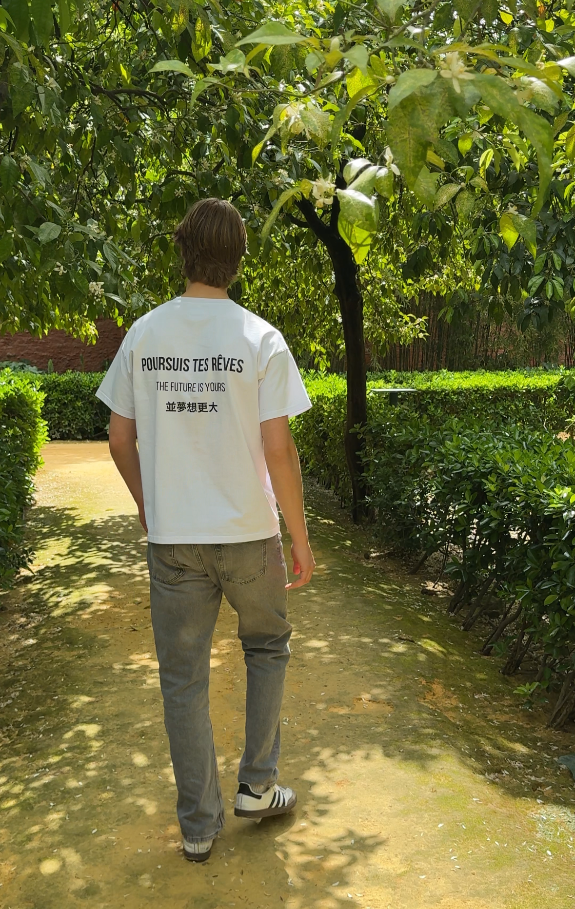 DS White tee - The future is yours