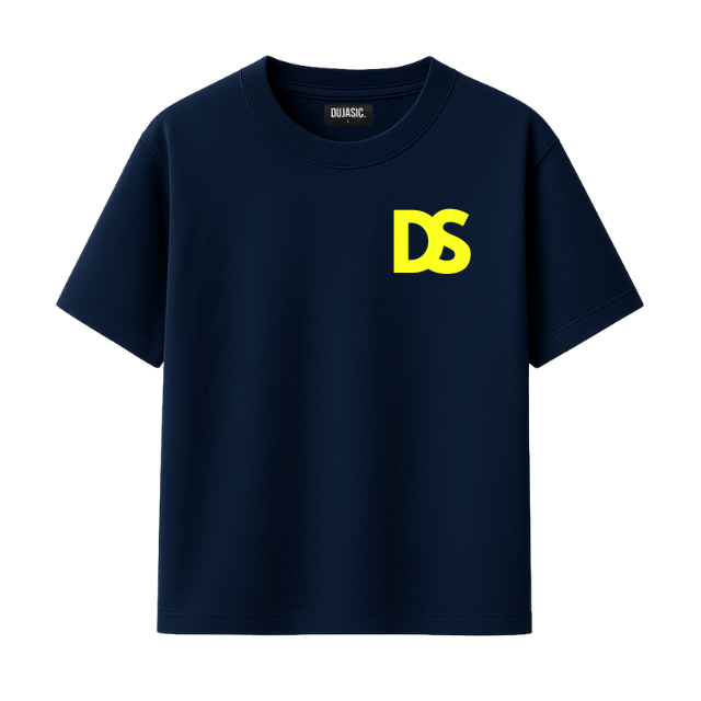 DS Blue yellow tee - The future is yours