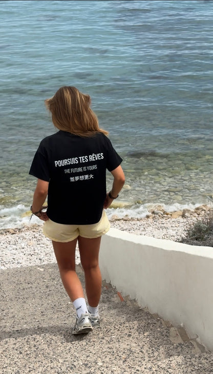 DS Black tee - The future is yours