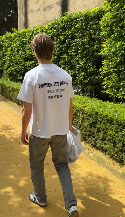 DS White tee - The future is yours